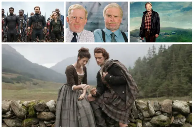 Avengers Infinity/Still Game /Shetland/Outlander