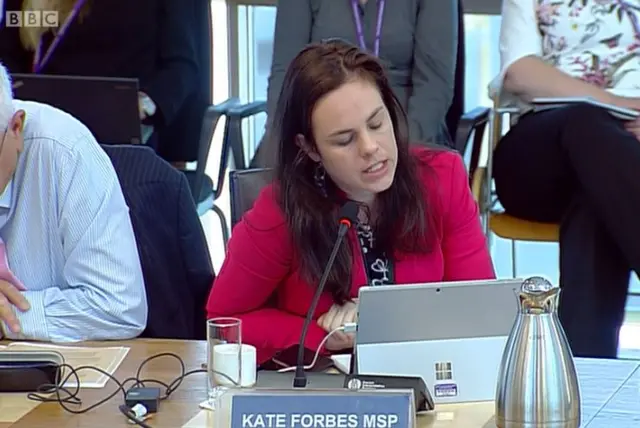 SNP MSP Kate Forbes