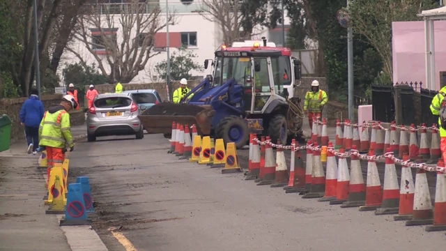 St Peter roadworks