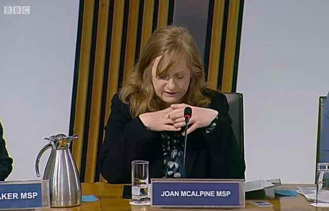 Convener Joan McAlpine