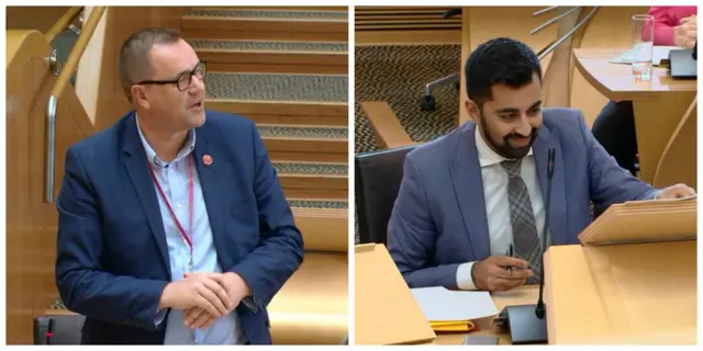 Neil Findlay and Humza Yousaf