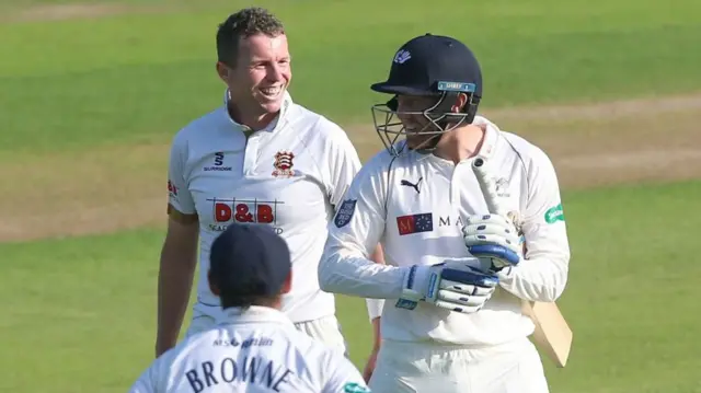 Peter Siddle and Jonny Bairstow