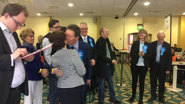 Conservative celebrations in Newcastle-under-Lyme