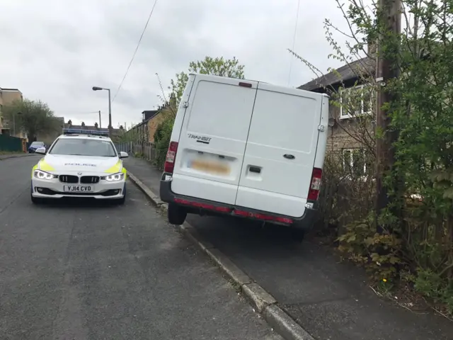 Stolen van