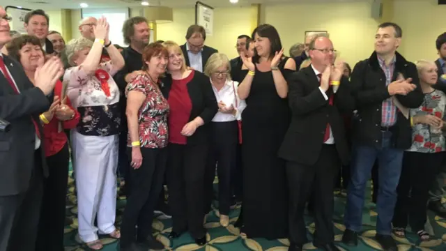 Labour celebrations in Newcastle-under-Lyme