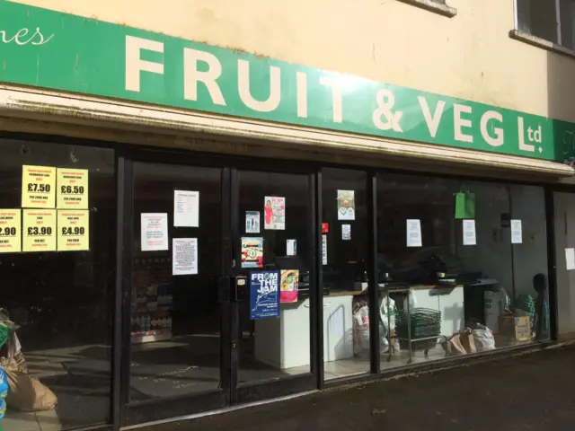 grocer shop front