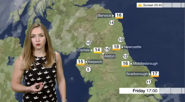 Weather forecast Friday 4 May