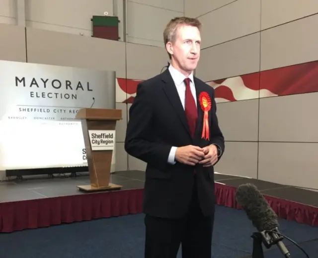 South Yorkshire mayor, Dan Jarvis