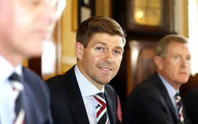 Rangers manager Steven Gerrard