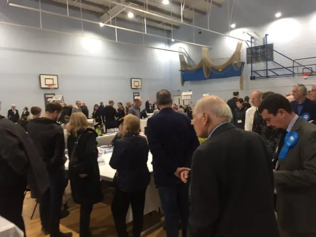 Counting the votes in Tandridge