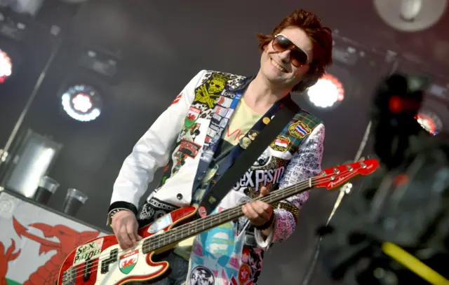 Nicky Wire of Manic Street Preachers