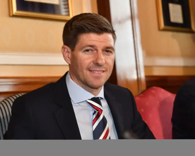 Rangers manager Steven Gerrard