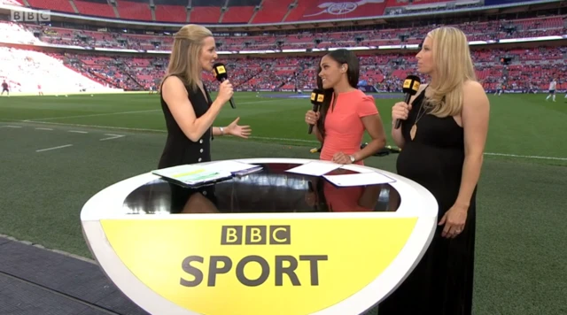 BBC coverage at Wembley