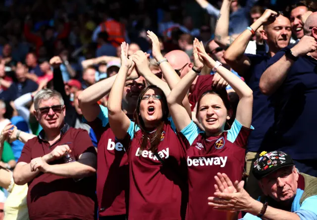 West Ham fans