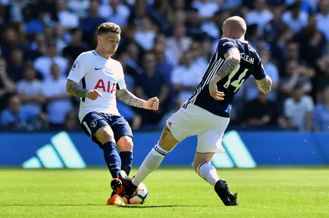 Kieran Trippier and James McClean