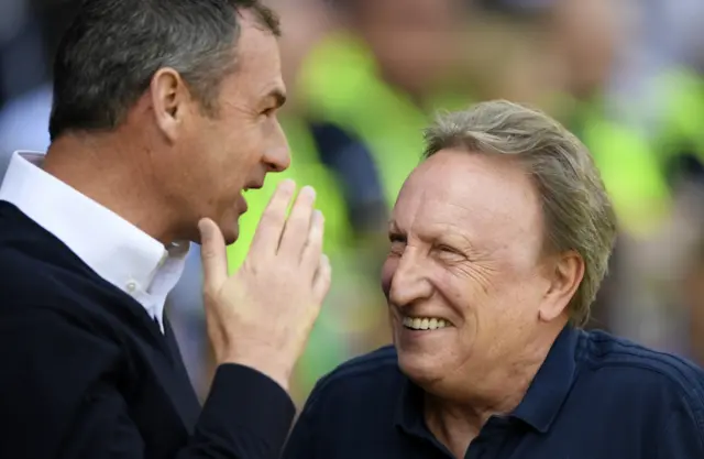 Neil Warnock and Paul Clement