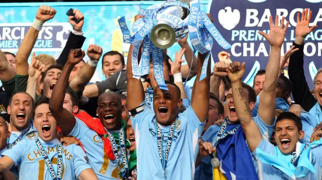 Manchester City lift 2012 title