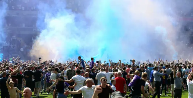 Bolton pitch invasion