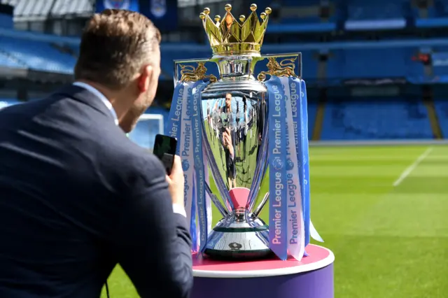 Premier League trophy