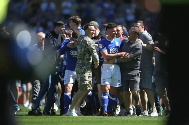 Birmingham pitch invasion