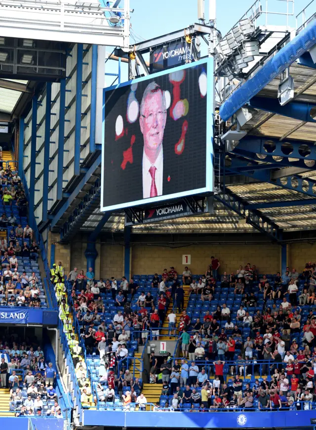 Alex Ferguson at Stamford Bridge