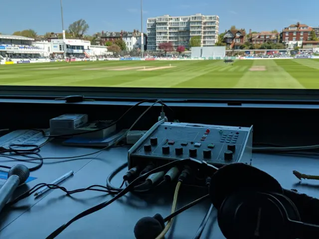 BBC commentary box