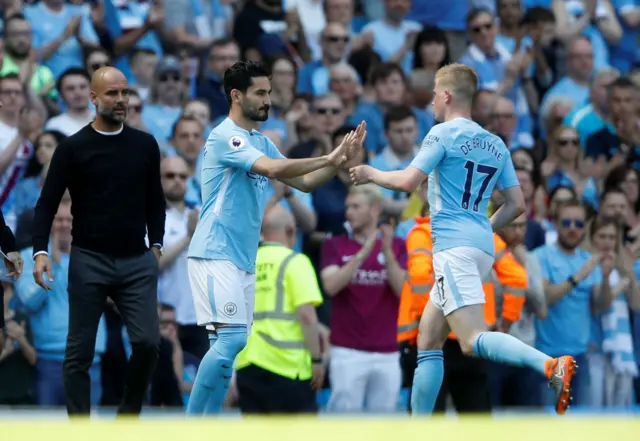 Ilkay Gundogan and Kevin de Bruyne