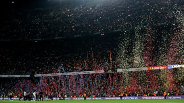 Barcelona celebration