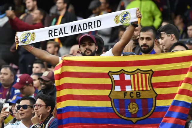 Fans at El Clasico