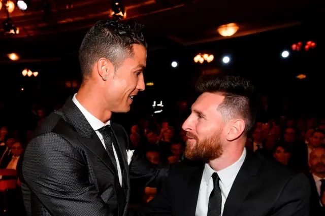 Cristiano Ronaldo and Lionel Messi