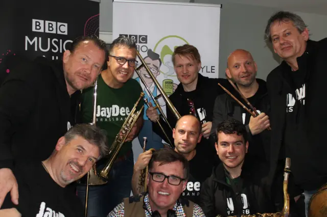 Jaydee Brass Band close out the jazz Mark Patterson Show