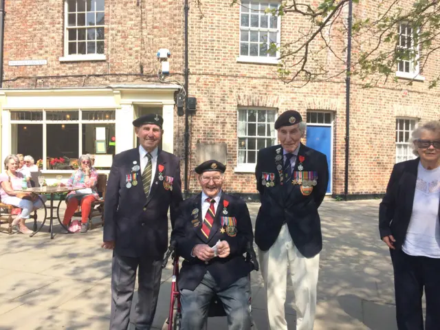 Normandy veterans mark VE day in York