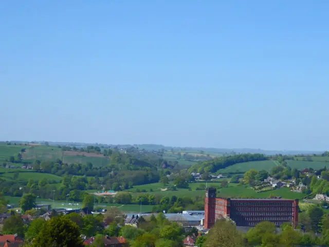 Blue skies in Belper