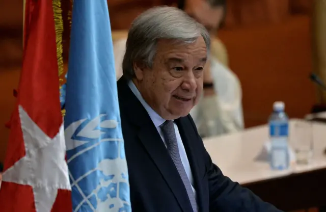 UN Secretary General Antonio Guterres