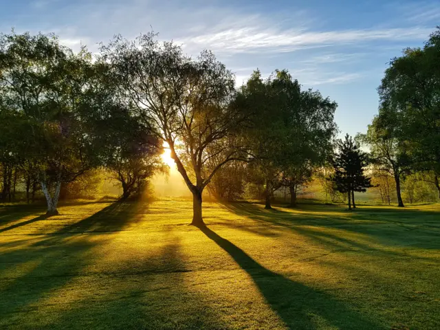 Sunrise in Chesterfield