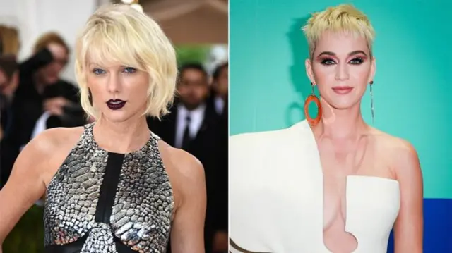 Taylor Swift and Katy Perry