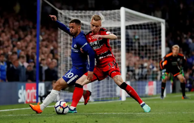 Eden Hazard and Florent Hadergjonaj