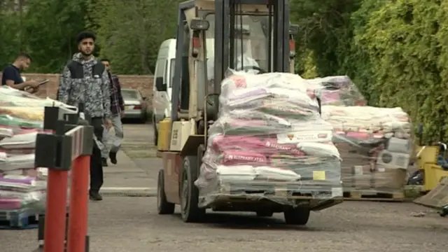 Aid being collected in Birmingham