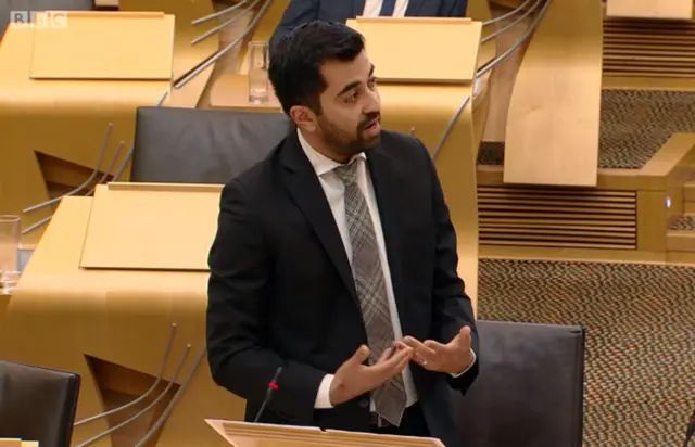 Transport Minister Humza Yousaf