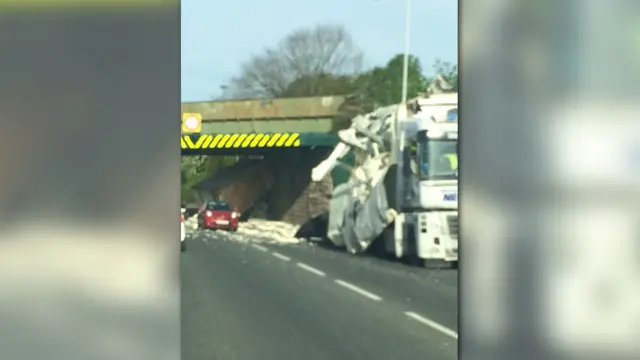 Lorry crash