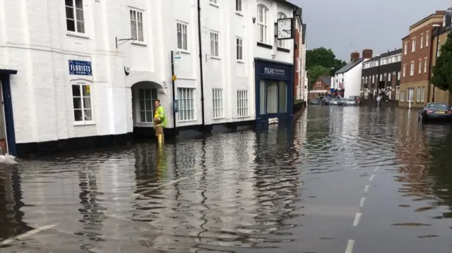 Flooding in Shrewsbury