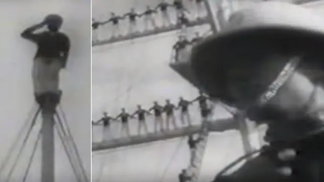 HMS Ganges mast ceremony, BBC Blue Peter