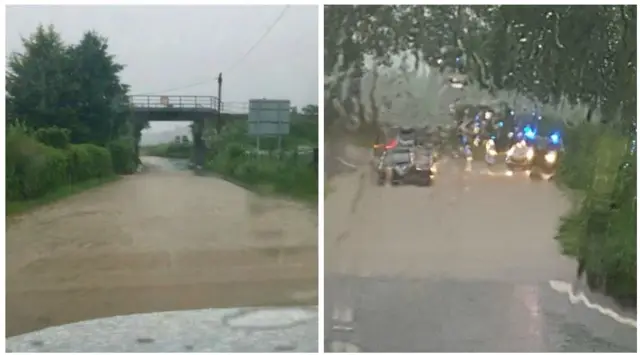 Floods at Craven Arms and Bishop's Castle