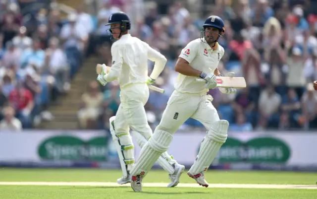 Alastair Cook and Keaton Jennings