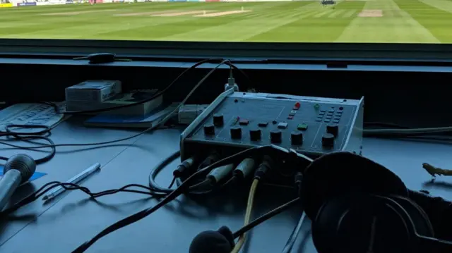 BBC commentary box