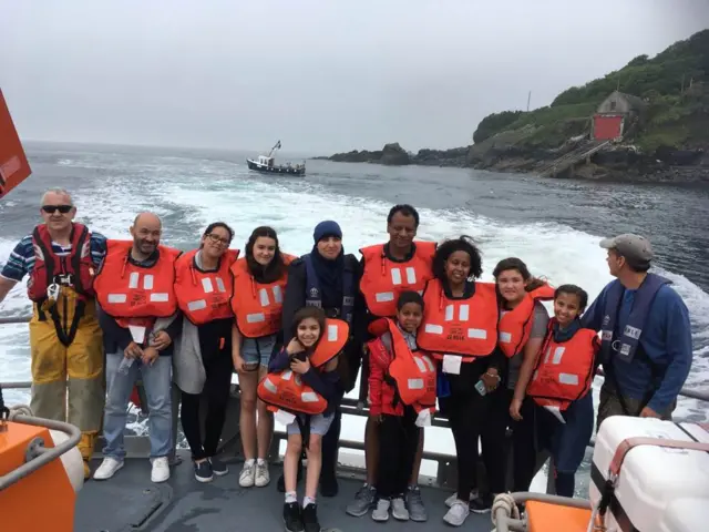 Grenfell survivors onboard Penlee Lifeboat