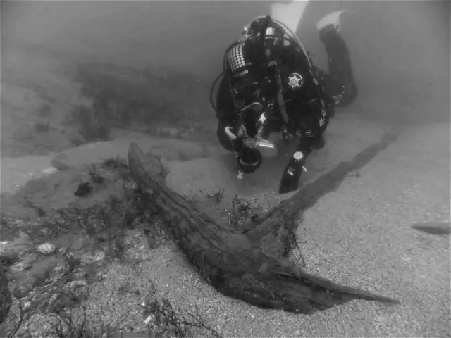 Anchor from English East Indiaman President