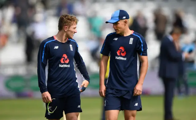 Sam Curran and Dom Bess