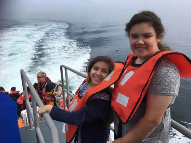 Grenfell surviving children onboard the Penlee Lifeboat