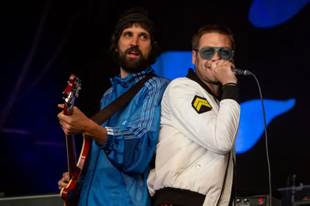 Serge and Tom from Kasbian